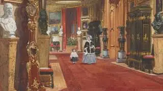 Queen Victoria and Princess Alice at Windsor Castle
