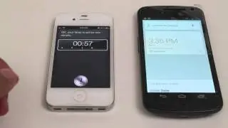 Siri vs Google Voice Search Showdown