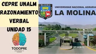 CEPRE UNALM - RAZONAMIENTO VERBAL - UNIDAD 15.2 - ADMISIÓN UNALM