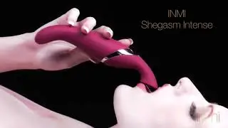 Shegasm Intense 2-in-1 Clit Stimulator Oral Sex Simulator & G-Spot Vibrator by INMI