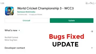 WCC-3 Game New Bugs Fixed Update Rollout Soon | All Types Bugs Fixed | Smooth and easy Gameplay