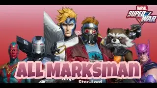 MARVEL Super War MOBA: All marksman heroes skills - OFFICIAL HERO RELEASE