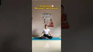 20 min short yoga routine🧘🏻&zwj;♀️ #yoga #yogapractice #yogainspiration #shorts #shortsfeed #youtube