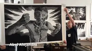 BIG INK at 3 Fish Studios / Large-Scale Woodblock Printmaking, 2018