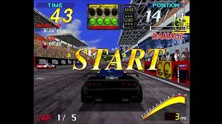 Super GT 24 (Jaleco 1996) - Short course reverse direction