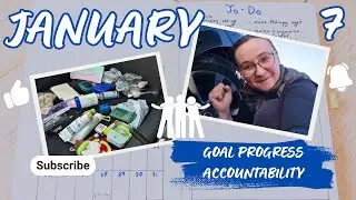 Decluttering (car) + BONUS CAR REPAIR - ACCOUNTABILITY JANUARY: DAY 7 -Let's Work On Goals Together!