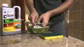How to clean the shower head with CLR Calcium, Lime & Rust Remover