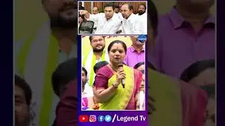 MLC Kavitha Emotional Words || KCR || BRS Party || LegendTv