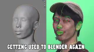 Эксперименты с видеоблогингом, включающие замену окружения в After Effects и Blender.