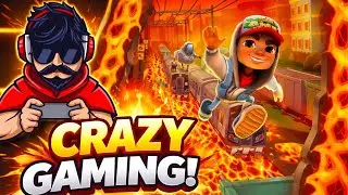 crazy Gamer is Live 😃 | subway surf | pro gameplay 😎😎