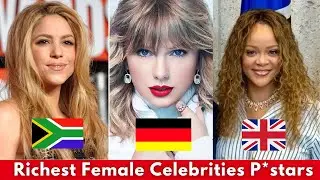 Top 10 Richest Female Celebrities Prnstars in the World 2025