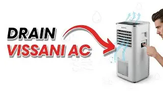 How To Drain Or Empty Water From Vissani Portable Air Conditioner - Troubleshooting Guide