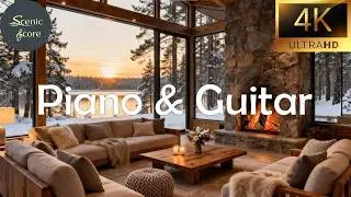 [Piano & Guitar] Instrumental Music for Reading, Studying, Relaxing|Beautiful Scene|Golden Sunset