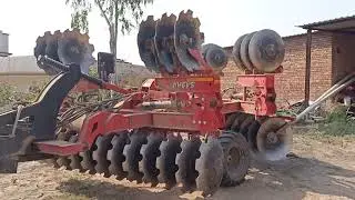 biggest Pressure harrow for heavy tractor
