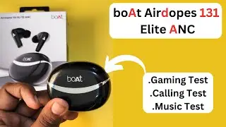 boat Airdrop 131 Elite ANC Mic Test, Music  Best ANC Earbuds Under 1499