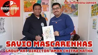 The Interview Corner-SAVIO MASCARENHAS | Group Art Director-AMAR CHITRA KATHA | TINKLE | TEDxSpeaker