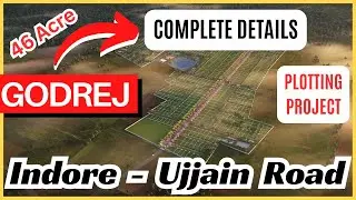 🔥इंदौर-उज्जैन रोड पर गोदरेज | Residential Plotting Project |  Pre-Launch Godrej | Luxury Amenities