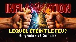 Gingembre VS Curcuma : Quel est le VRAI roi de l'anti -inflammation ?