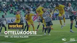Worker ottelukooste: VPS - AC Oulu 19.6.2024 (Veikkausliiga)