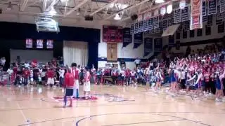2012 Roncalli Homecoming Pep Rally  float winners