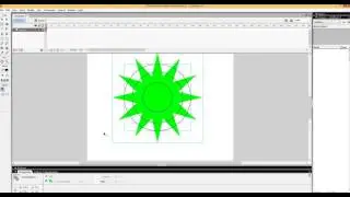 Cogwheel. Flash graphics animation