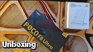 Распаковка нового POCO F8 ULTRA | Черный цвет