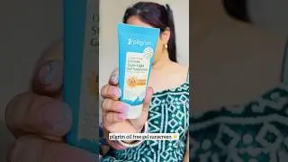 PILGRIM OIL FREE SUPER LIGHT GEL SUNSCREEN ☀️| Pilgrim Sunscreen Review #pilgrim #shortsfeed #shorts