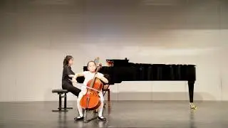 W. H. SQUIRE: Tarantella, for Cello and Piano played by Kanon Huang (7yrs)