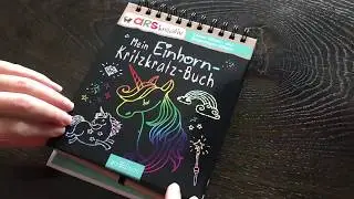 Mein Einhorn-Kritzkratz-Buch, m. Holzstift