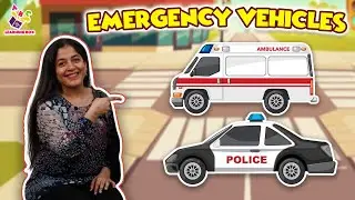 Emergency Vehicles | Traffic Lights | Nursery Rhymes | Preschool Learning | Learning Box