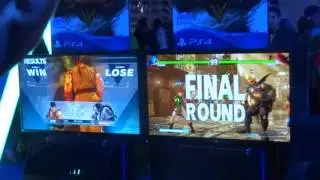 Street Fighter V Set Up at EGX 2015