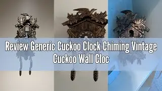 Review Generic Cuckoo Clock Chiming Vintage Cuckoo Wall Clock Singing Bird Clock Home Decor Christma