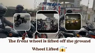 Unexpected Wheel Lift 🏍️ | Ambala City Ride | Mini Vlog