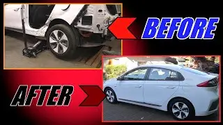 Rebuilding a salvage Hyundai Ioniq in 10 minutes