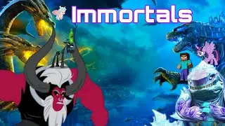 godzilla, Twilight sparkle, Shin Sharkjira and Herobrine vs King Ghidorah and Legion Of Doom