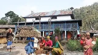 Beautiful Nature Village In Nepal - Real Traditional Lifestyle In Nepal - Rural Life of Nepal
