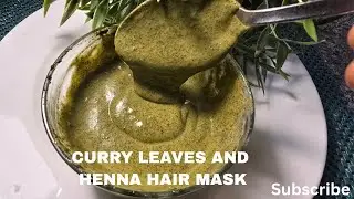 Curry Leaves Hair Mask for 3x Growth & Shine | Grow Your Hair Faster With Curry Leaves #hairgrowth