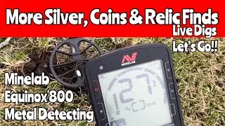PART 2: Metal Detecting Old Home Lots Equinox 800 Join me!