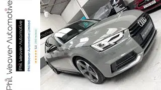 Used Audi A4 1.4TFSi S Line Black Edition in Quantum Grey metallic for sale in Preston, Lancashire