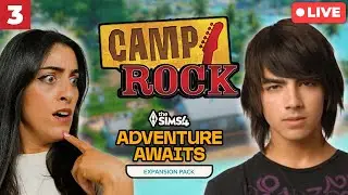 Lets Play Camp Rock with The Sims Adventure Awaits 🎸 | PT 3