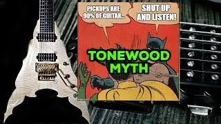 Electric GUITAR TONE comparison! - TONEWOOD MYTH - ASH vs ALDER - one pickup!
