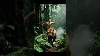 tiger in jungle / tiger attack / survival,,🤔😟 #tiger #wildlife #animals #lion