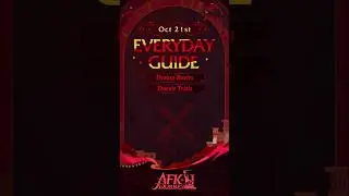 21st October Guide for #afkjourney | #dreamrealm #duratrials #primallord #supremearena