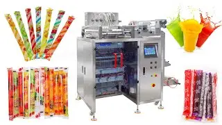 LDFS-720L 6 lane High Speed ice pops Filling Machine For Juice