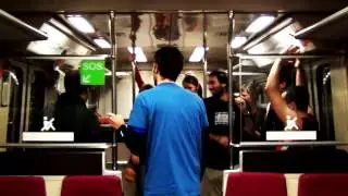 MCDEM 2012-2013 Flashmob: Partido de Basket en el metro