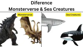 MonsterVerse vs Sea Creatures 🌊| Who Is the True Ocean King?