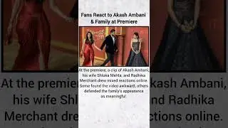 Ambani Family&rsquo;s Red Carpet Entry Goes Viral 😱🔥 | Aryan Khan Premiere #shorts