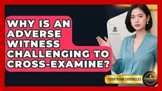 Why Is An Adverse Witness Challenging To Cross-examine? - Courtroom Chronicles