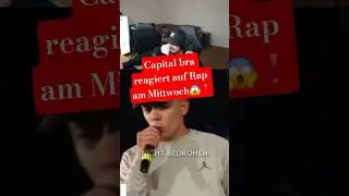 Capital bra reagiert auf sich bei Rap am Mittwoch😂 #capitalbra #rapammittwoch #deutschrap