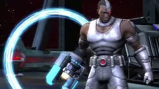 Injustice: Gods Among Us Ultimate Edition Cyborg Vs. Deathstroke Teen Titans Match Up 